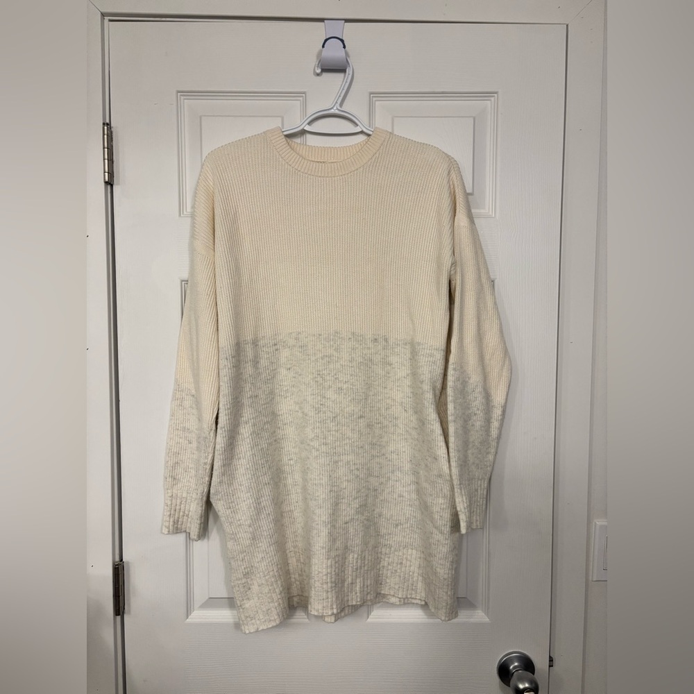 lululemon athletica Cream and Gray Knit Dress
